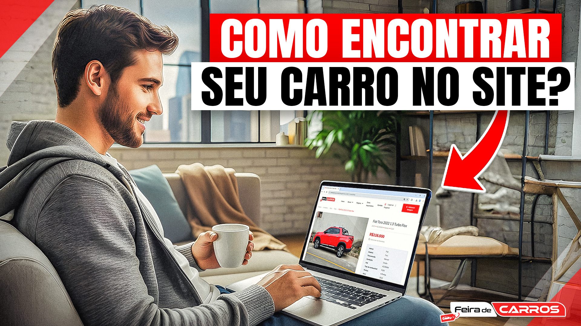 Como buscar seu veículo no site?