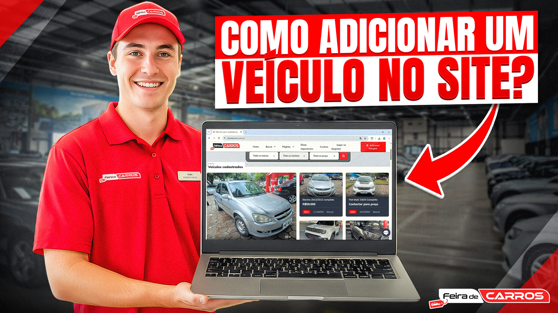 Como anunciar seu veículo na Feira de Carros?